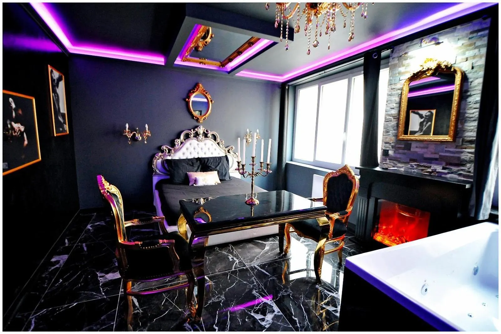 La Majestueuse, Spa Xxl, Day Use, Suite De Luxe, 5 Min Centre Bourgoin-Jallieu Apartment